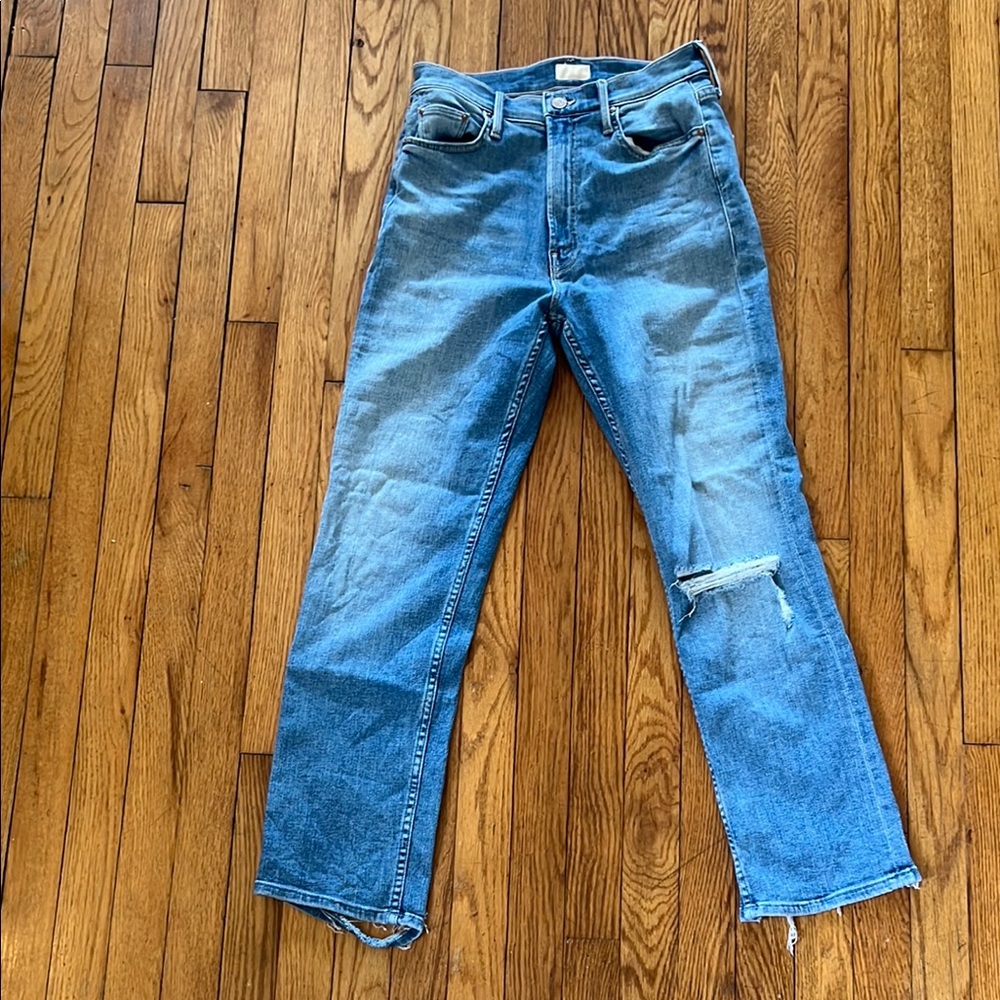 Mother High Waisted Rider Ankle Jeans